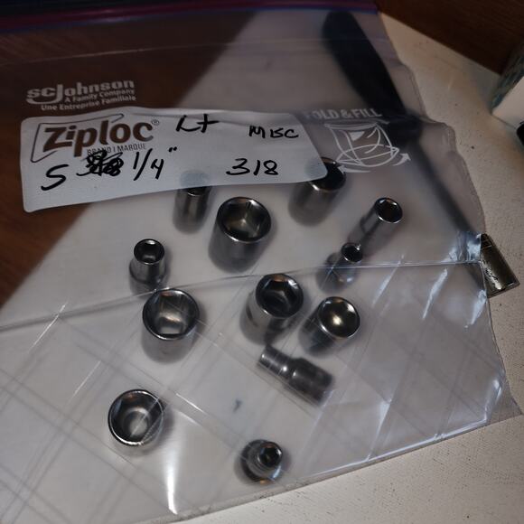 DURALAST SAE MISCELLANEOUS 1/4" SOCKET SET LT318 - Picture 2 of 5